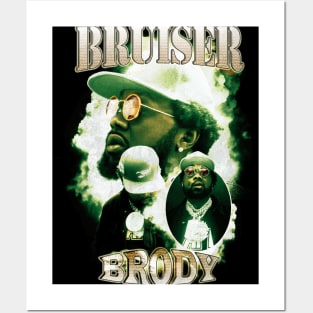 Bruiser Brody Conway the machine bootleg Posters and Art